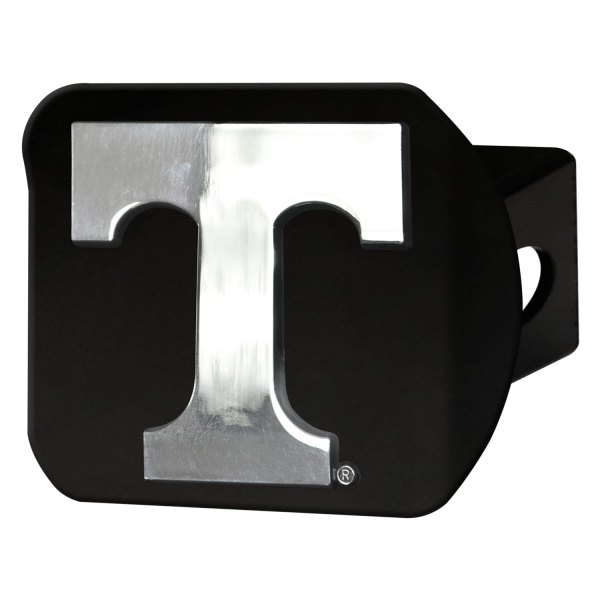 FanMats® - University of Tennessee Logo on Chrome/Black Hitch Cover
