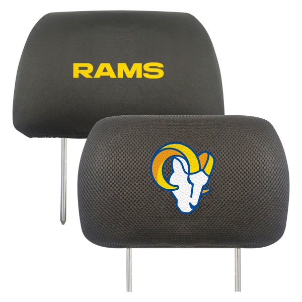  FanMats® - Headrest Covers with Embroidered Los Angeles Rams Logo