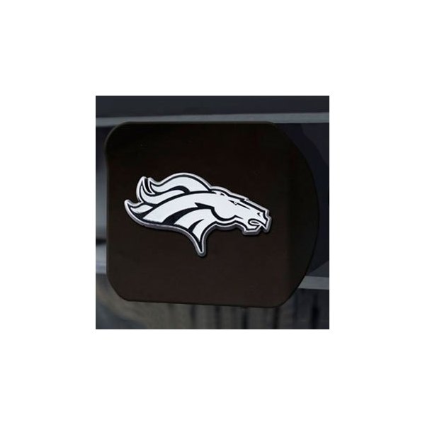 FanMats® - Hitch Cover with Chrome Denver Broncos Logo for 2" Receivers