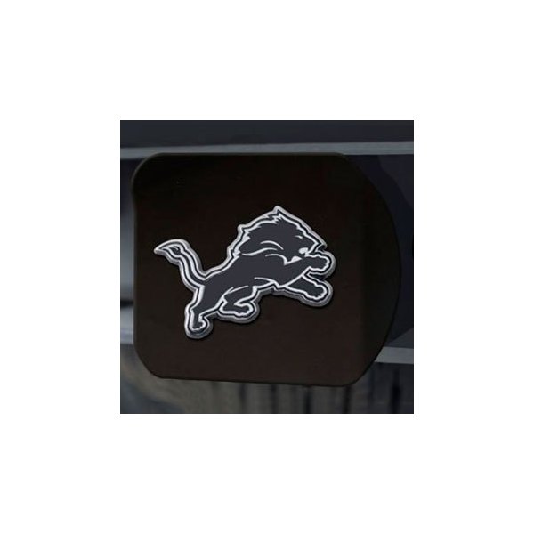 FanMats® - Hitch Cover with Chrome Detroit Lions Logo for 2" Receivers