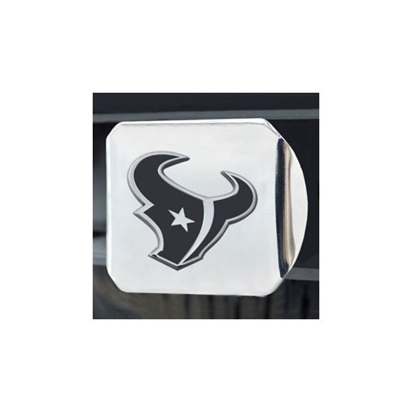 FanMats® - Hitch Cover with Chrome Houston Texans Logo for 2" Receivers