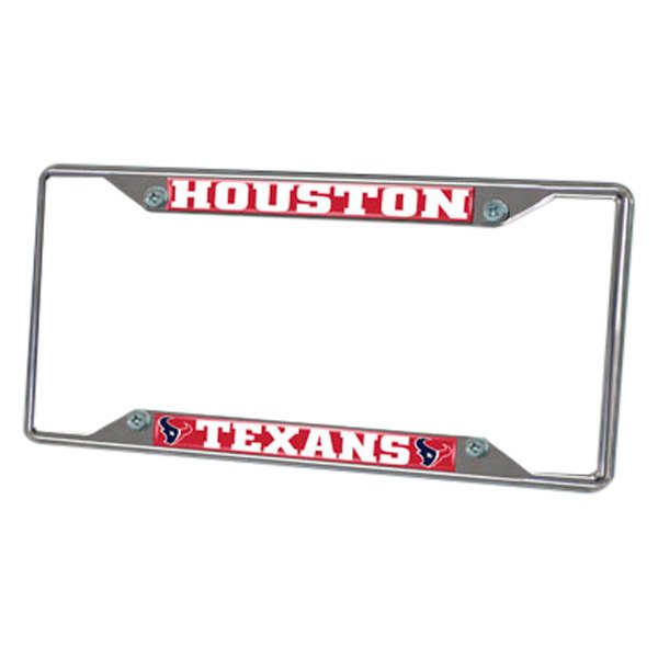 FanMats® - Sport NFL License Plate Frame with Houston Texans Logo