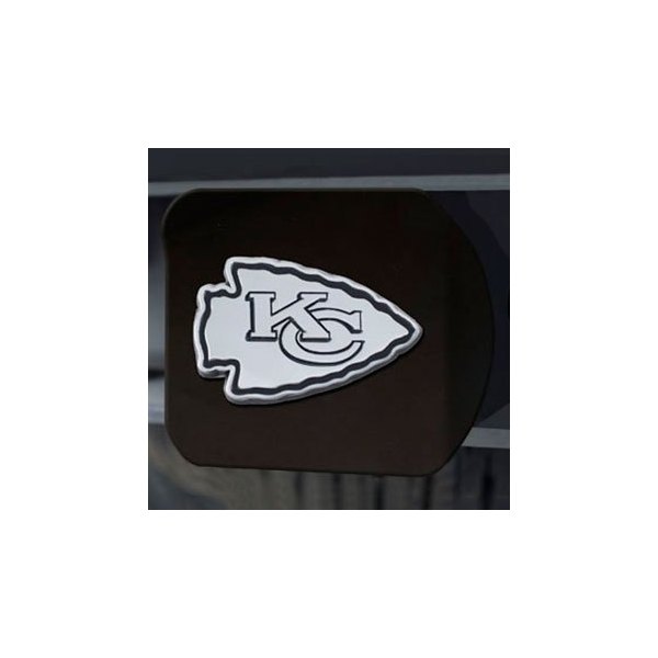 FanMats® - Hitch Cover with Chrome Kansas City Chiefs Logo for 2" Receivers