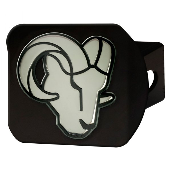 FanMats® - Hitch Cover with Chrome Los Angeles Rams Logo for 2" Receivers