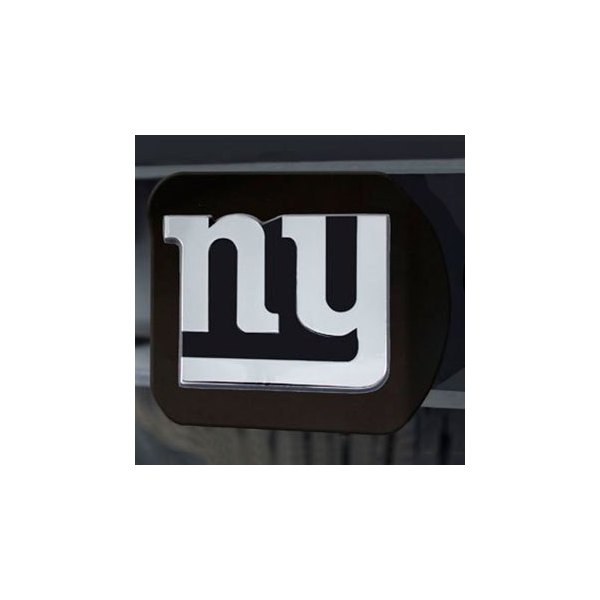 FanMats® - Hitch Cover with Chrome New York Giants Logo for 2" Receivers
