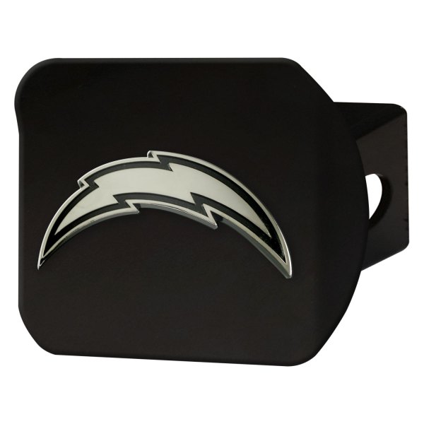 FanMats® - Hitch Cover with Chrome Los Angeles Chargers Logo for 2" Receivers