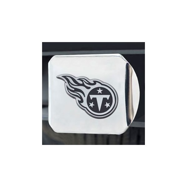 FanMats® - Hitch Cover with Chrome Tennessee Titans Logo for 2" Receivers