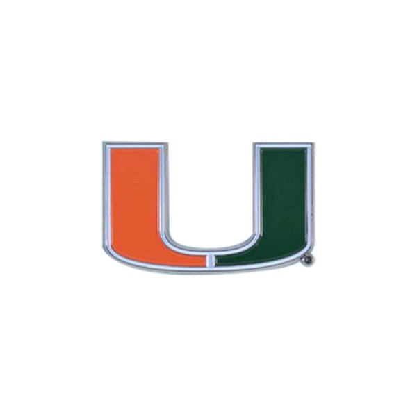 FanMats® - College "University of Miami" Colored Emblem