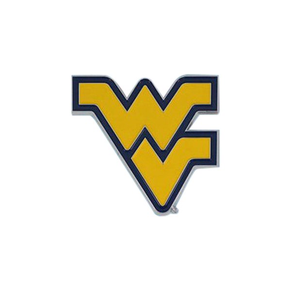 FanMats® - College "West Virginia University" Colored Emblem
