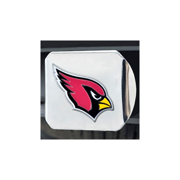 FanMats® - NFL Chrome Hitch Cover with Multicolor Arizona Cardinals Logo for 2" Receivers