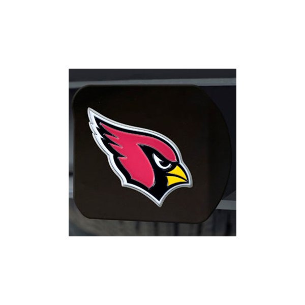 FanMats® - NFL Black Hitch Cover with Multicolor Arizona Cardinals Logo for 2" Receivers