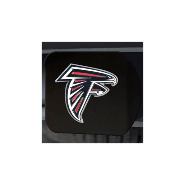 FanMats® - NFL Black Hitch Cover with Multicolor Atlanta Falcons Logo for 2" Receivers