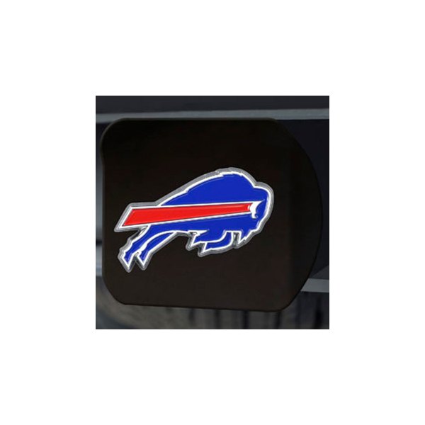 FanMats® - NFL Black Hitch Cover with Blue/Red Buffalo Bills Logo for 2" Receivers