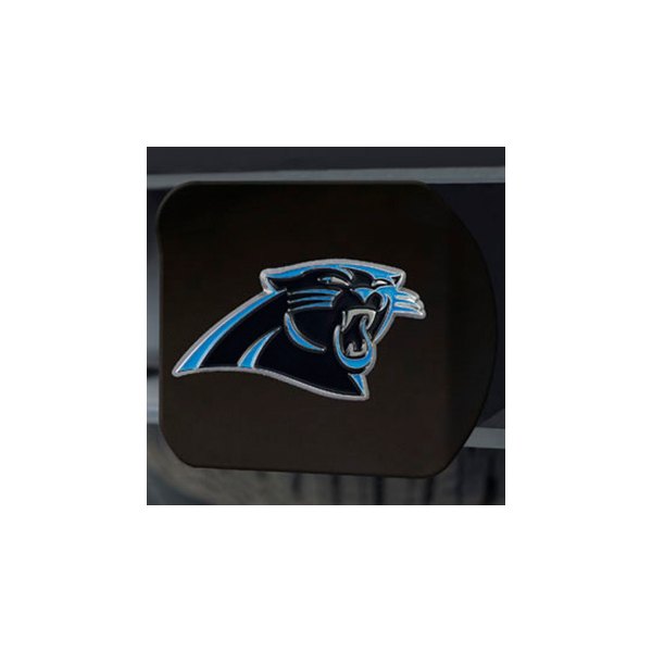 FanMats® - NFL Black Hitch Cover with Black/Blue Carolina Panthers Logo for 2" Receivers