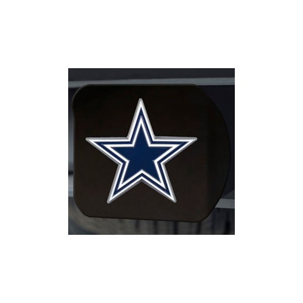 FanMats® - NFL Black Hitch Cover with Blue/White Dallas Cowboys Logo for 2" Receivers
