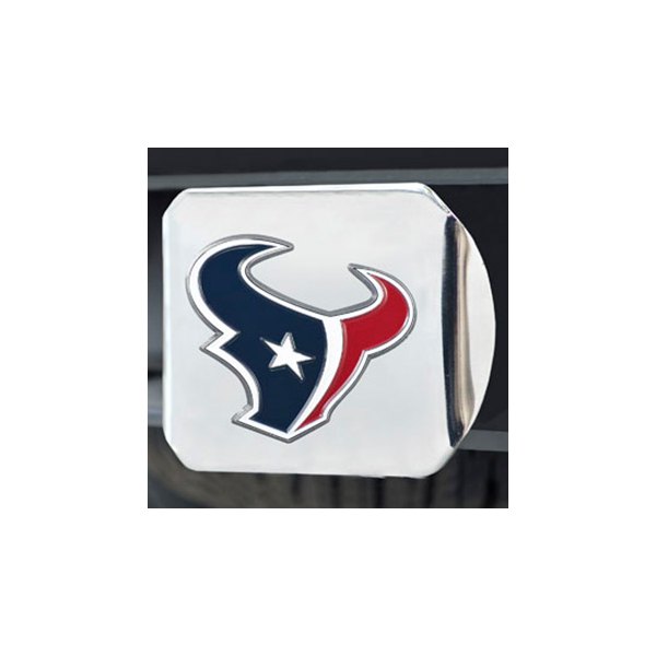 FanMats® - NFL Chrome Hitch Cover with Multicolor Houston Texans Logo for 2" Receivers
