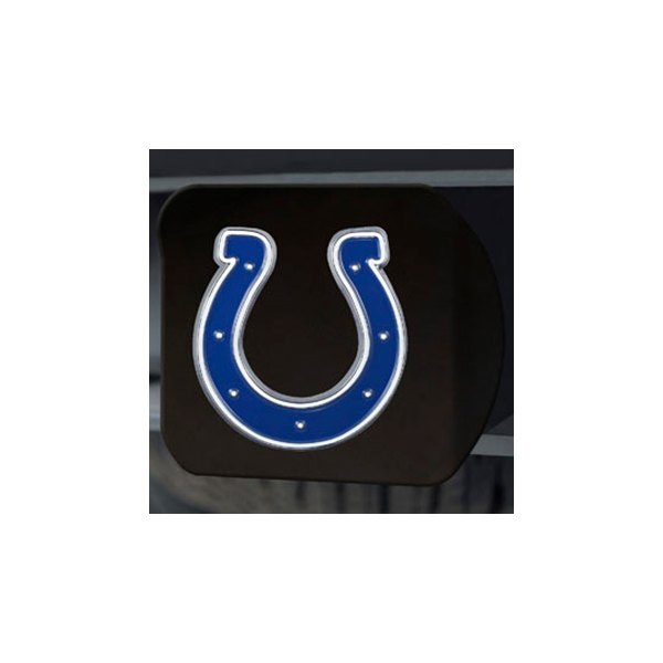FanMats® - NFL Black Hitch Cover with Blue/White Indianapolis Colts Logo for 2" Receivers