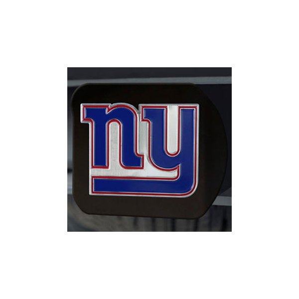 FanMats® - NFL Black Hitch Cover with Blue/Red New York Giants Logo for 2" Receivers