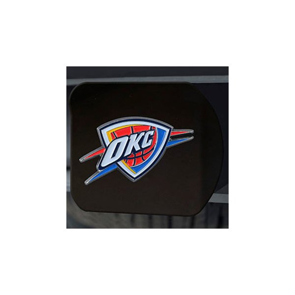 FanMats® - Sport Black Hitch Cover with Multicolor Oklahoma City Thunder Logo for 2" Receivers
