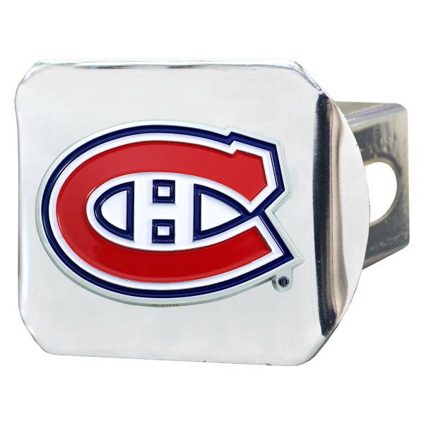 FanMats® - Sport Chrome NHL Hitch Cover with Montreal Canadiens Logo for 2" Receivers