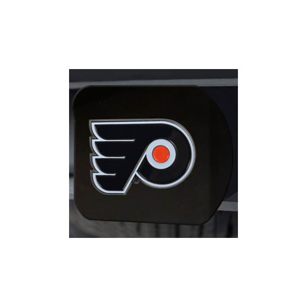 FanMats® - Sport Black Hitch Cover with Black/Red Philadelphia Flyers Logo for 2" Receivers
