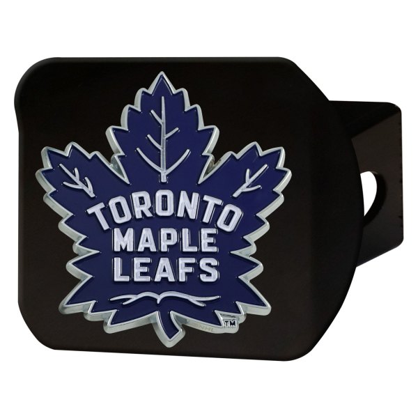 FanMats® - Sport Black NHL Hitch Cover with Toronto Maple Leafs Logo for 2" Receivers