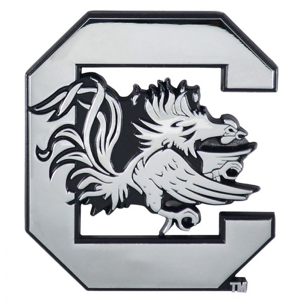 FanMats® - College "University of South Carolina" Chrome Emblem