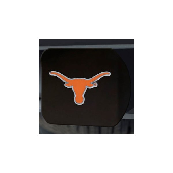 FanMats® - Black College Hitch Cover with Orange University of Texas Logo for 2" Receivers
