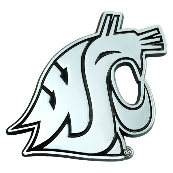 FanMats® - College "Washington State University" Chrome Emblem