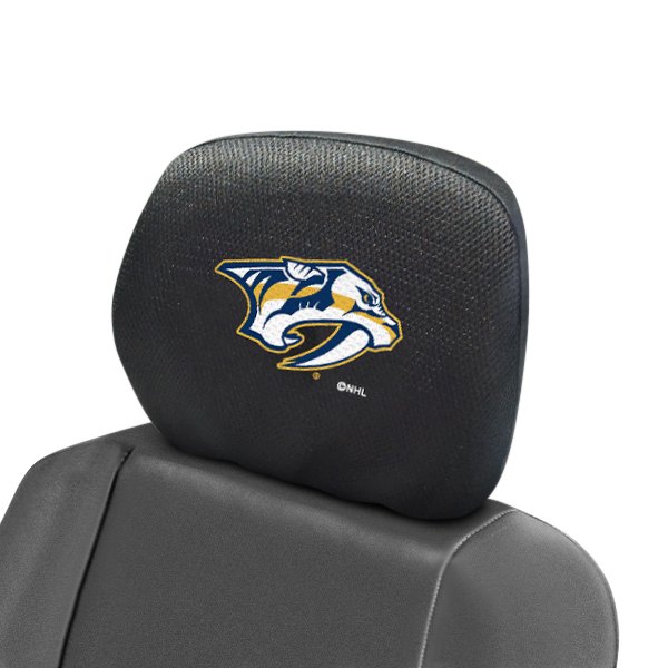  FanMats® - Headrest Covers with Embroidered Nashville Predators Logo