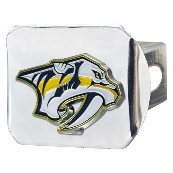 FanMats® - Sport Chrome NHL Hitch Cover with Nashville Predators Logo for 2" Receivers