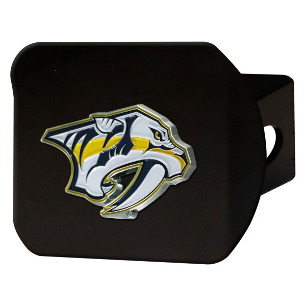 FanMats® - Sport Black NHL Hitch Cover with Nashville Predators Logo for 2" Receivers