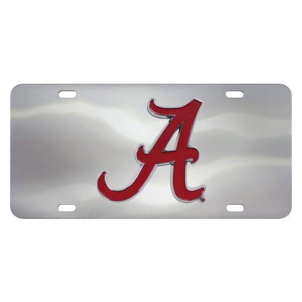 FanMats® - Collegiate License Plate with University of Alabama Logo