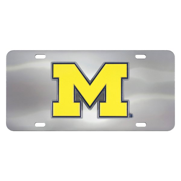 FanMats® - Collegiate License Plate with University of Michigan Logo