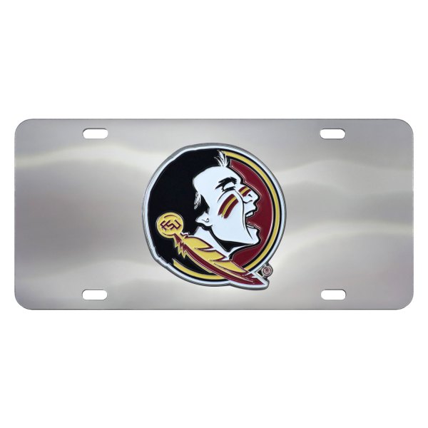FanMats® - Collegiate License Plate with Florida State University Logo