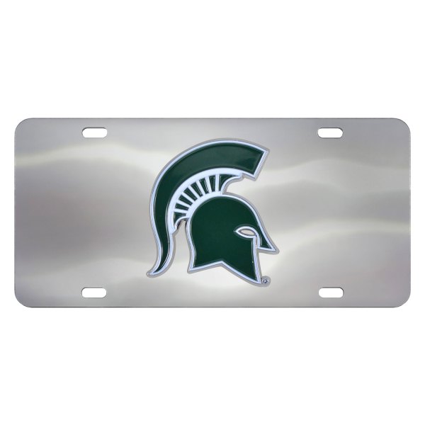 FanMats® - Collegiate License Plate with Michigan State University Logo