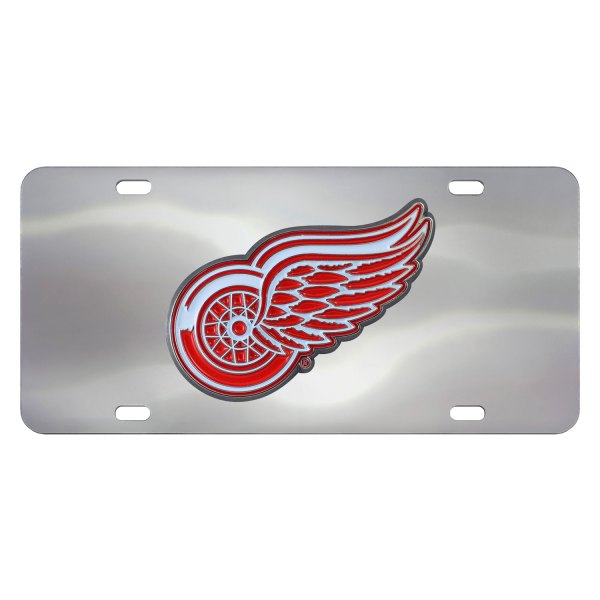FanMats® - Sport NHL License Plate with Detroit Red Wings Logo