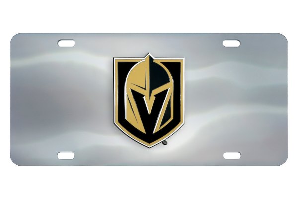 FanMats® - Sport NHL License Plate with Vegas Golden Knights Logo