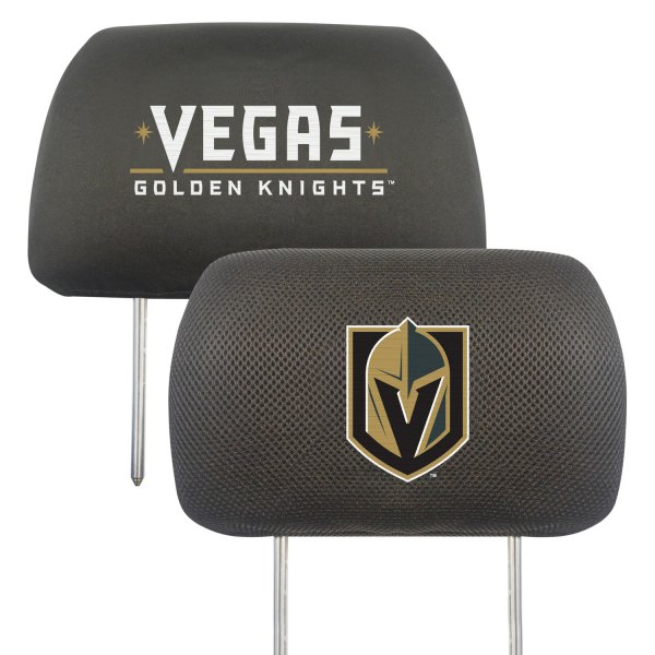  FanMats® - Headrest Covers with Embroidered Las Vegas Golden Knights Logo