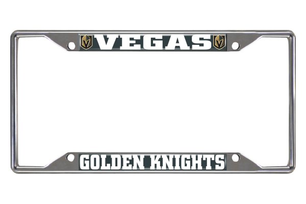 FanMats® - Sport NHL License Plate Frame with Vegas Golden Knights Logo