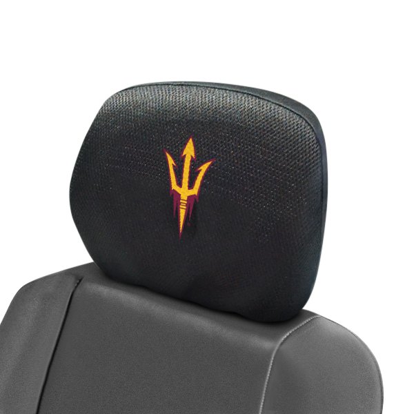  FanMats® - Headrest Covers with Embroidered Arizona State University Logo
