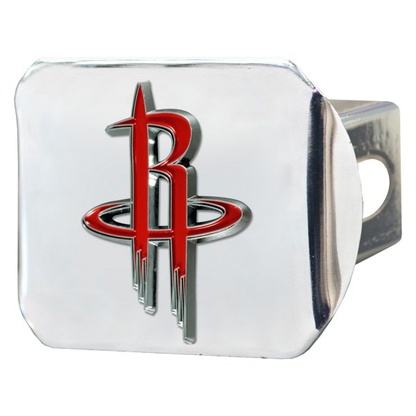 FanMats® - Sport Chrome NBA Hitch Cover with Houston Rockets Logo for 2" Receivers