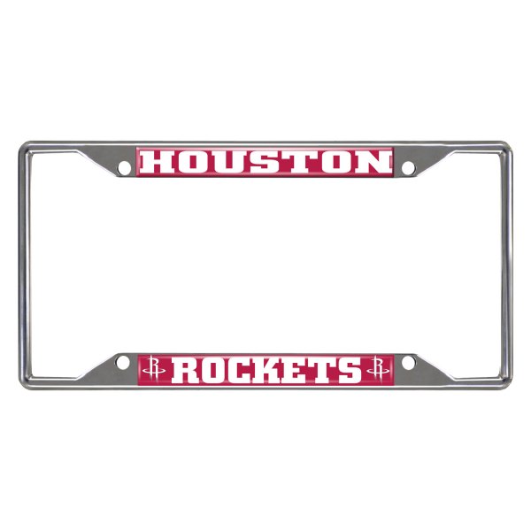 FanMats® - Sport NBA License Plate Frame with Houston Rockets Logo