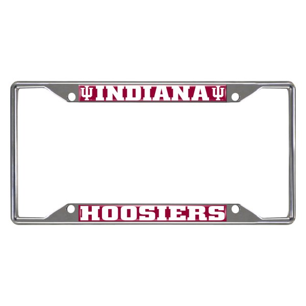 FanMats® - Collegiate License Plate Frame with Indiana University Logo