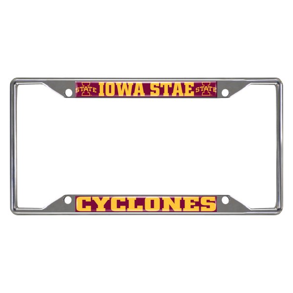 FanMats® - Collegiate License Plate Frame with Iowa State University Logo