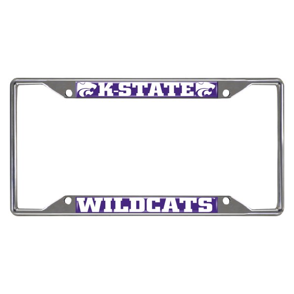 FanMats® - Collegiate License Plate Frame with Kansas State University Logo