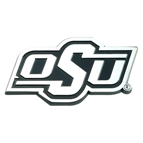 FanMats® - College "Oklahoma State University" Chrome Emblem