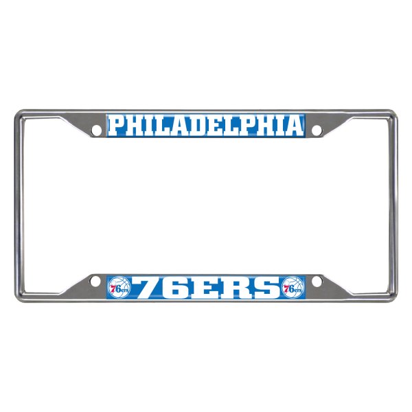 FanMats® - Sport NBA License Plate Frame with Philadelphia 76ers Logo