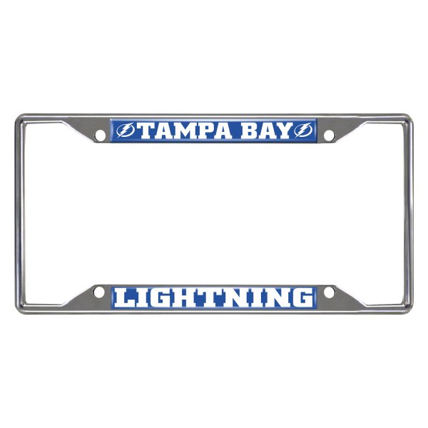 FanMats® - Sport NHL License Plate Frame with Tampa Bay Lightning Logo