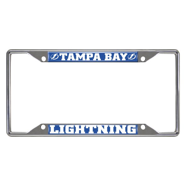 FanMats® - Sport NHL License Plate Frame with Tampa Bay Lightning Logo